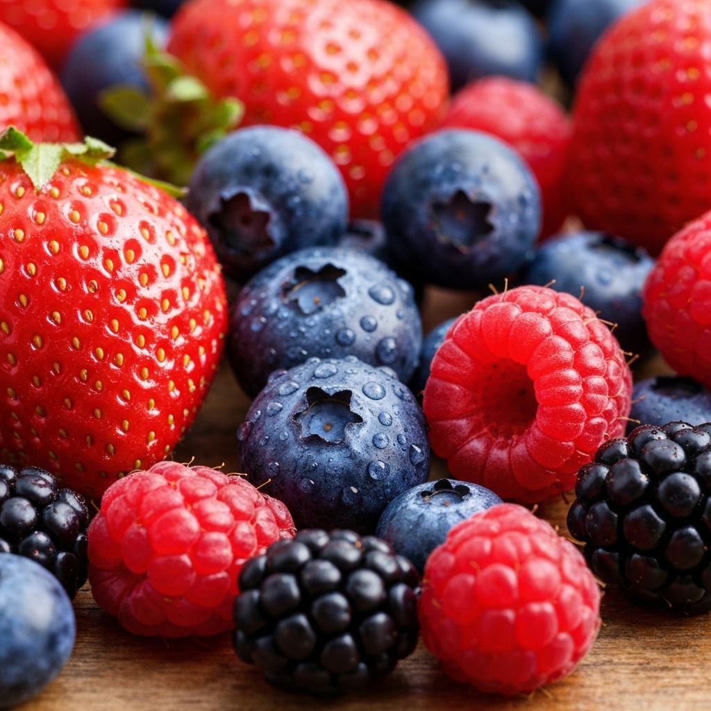 Baies fraîches pour la santé cellulaire